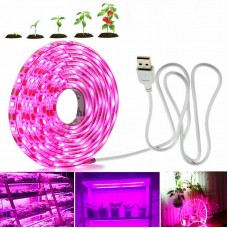 0,5 м / 1M/3M/5 м USB LED полоса для выращивания света полного спектра в помещении Растение для выращивания Лампа для Сад овощной цветок Семена