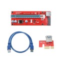 0,6 м USB 3.0 PCI-E Express 1x to16x удлинительный кабель удлинитель переходной платы кабель адаптер для карты для майнинга