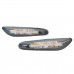 1 пара динамических LED боковой габаритный указатель поворота Лампа для BMW E90 E91 E92 E60 E46 E87 E82