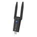 1300 Мбит / с USB3.0 WiFi адаптер 802.11ac Dual Стандарты 2 * 5dBi Антенна Беспроводная сетевая карта WiFi Dongle Transmitter Приемник