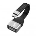 AENER FPC Type-C - USB3.1, 10 Гбит / с, быстрая зарядка, ПВХ, 13,7 см, мини-кабель для передачи данных для Samsung Galaxy S21 Note S20 ultra Huawei Mate40 P50 OnePlus 9 Pro