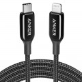 Anker MFi USB-C к линии электропередачи Lightning + Ⅲ Кабель для быстрой зарядки Кабель передачи данных длиной 0,9 м для iPhone 13 Pro Max для iPhone 12 Pro Max для iPa