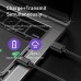 AWEI CL-110T 100 Вт USB-USB C Кабель для быстрой зарядки и подачи питания шнур синхронизации данных для Macbook для DOOGEE S88 Pro для OnePlus 9Pro для Xiaomi MI10