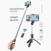 Bakeey L02 Bluetooth Wireless Selfie Палка Все в One Штатив Складные моноподы Освещение Дистанционное Управление для смартфонов и спортивных экшн-камер